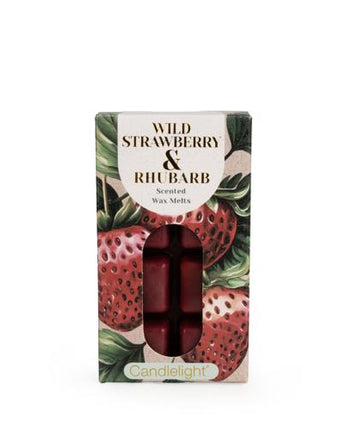 Pack of 8 Wild Strawberry & Rhubarb Wax Melts