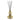 Stylish green glass hourglass-shaped bottle filled with black reeds, showcasing the Basil, Lime and Mandarin reed diffuser against a clean white background.
