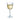 Clear wine glass filled with white wine on a white background