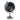 Elegant Black and Silver Decorative Globe
