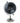Elegant Black and Silver Decorative Globe