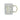 Gold and White Personalised Mug with a Gold Handle and Initial "E" Design