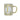 Gold and White Personalised Mug with a Gold Handle and Initial "L" Design