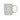 Gold and White Personalised Mug with a Gold Handle and Initial "S" Design