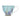 Blue Floral Mug with Silver Electroplated Foot