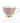 Pink and Gold Footed Mug with a White Handle