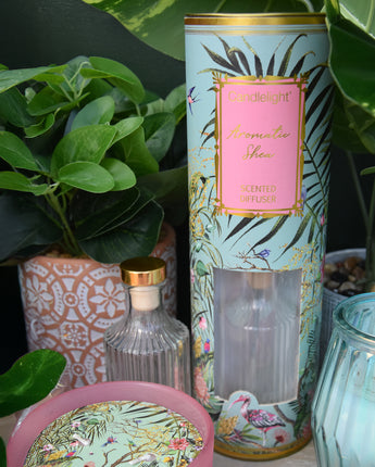 Ether Chinoiserie Reed Diffuser with Rich Aromatic Shea Scent