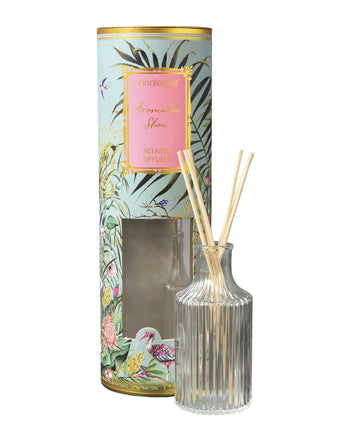 Ether Chinoiserie Reed Diffuser with Rich Aromatic Shea Scent