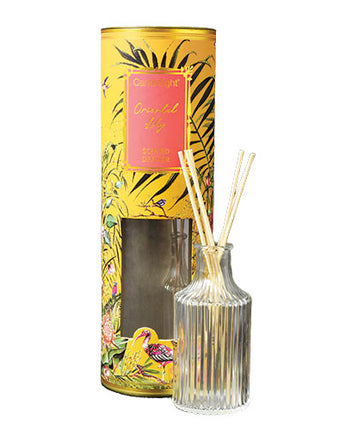 Exquisite Oriental Lily Fragrance Ochre Chinoiserie Reed Diffuser