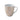 Gold and White Zebra Print Mug with a White Handle