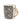 Black and White Zebra Print Mug with a Gold Handle
