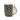 Black and White Giraffe Print Mug with a Gold Handle
