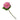 Bliss Pink and White Lifelike Faux Chrysanthemum with a Single Green Stem