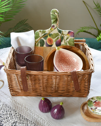 Small Wicker Basket - Honey