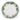 Set of Four Emerald Green Eden Decal Dinner Plates