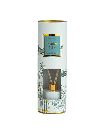 Gold and White Evening Mist- Reed Diffuser with a Stout Vase