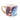 Set of Two Watercolour Design Mugs in Gold Handles
