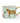 Straight Sided Leopard Mug with Gold Handle