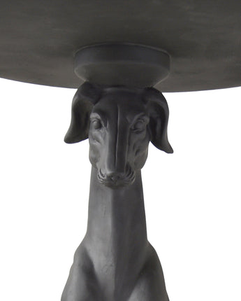 Black Greyhound Side Table