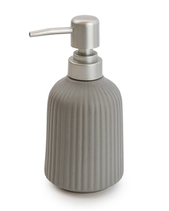 Sleek Matt Grey Soap Dispenser