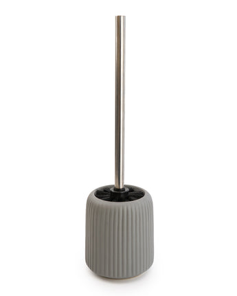 Sleek Matt Grey Toilet Brush Holder