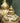 Exquisite Small Gold Lantern with Intricate Detailing