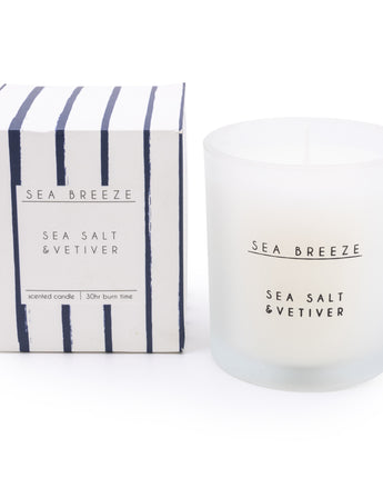 Scented Nautical Sea Salt Wax Filled Candle