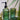 Stylish Glass Soap Dispenser in Elegant Green with Charcoal Black Pump, 19CM