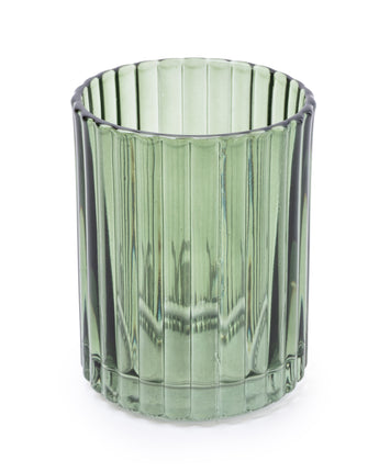 10CM Glass Tumbler Green