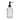 Sleek and Contemporary Glass Soap Dispenser in Cool Grey with Charcoal Black Pump, 19CM