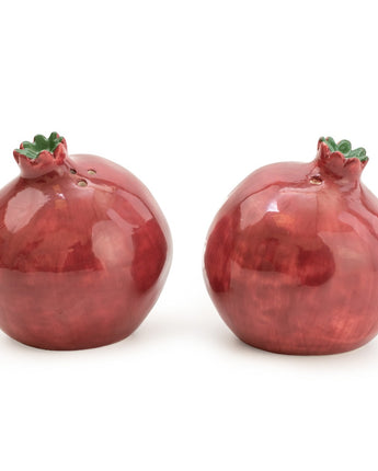 Vibrant Pomegranate Salt & Pepper Pots