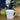 Wide Mug Nautical Blue Stripe