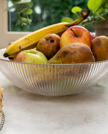 Crystal Clear Large Glass Bowl