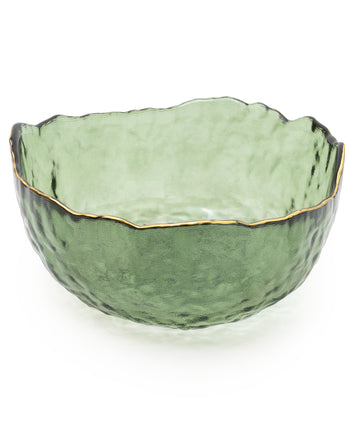 Charming Small Green Glass Bowl