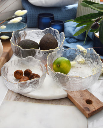 Elegant Clear Small Glass Bowl