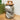 Stylish Grey Glass Storage Jar with Chic Wooden Lid
