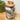 Stylish Grey Glass Storage Jar with Chic Wooden Lid