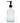 Glass Soap Dispenser with Black Pump - Clear