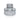 Elegant Dual-Sided Smokey Grey Glass Tealight & Candleholder