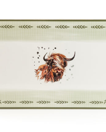 Exquisite Set of 4 Highland Cow Design Placemats