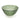 Small Green Glass Bowl with Elegant Ridges