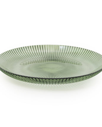 Charming Small Green Glass Plate