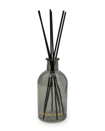 Smoky Black Reed Diffuser with Luxurious Bergamot & Oud Scent