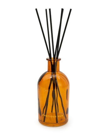 250ml Amber Reed Diffuser with Intense 10% Precious Oud Scent