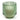 Chic Green Ridged Glass Candle - Sicilian Basil & Wild Lemon Scent