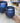 Midnight Pomegranate Bliss: Blue Ridged Candle