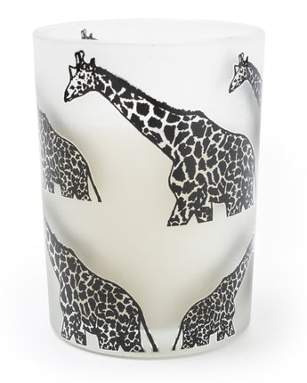 Safari Glow Giraffe-Designed Single Wick Candle with Amber Shea Essence