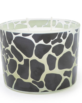 Double Wick Luxury Amber Shea Giraffe Candle