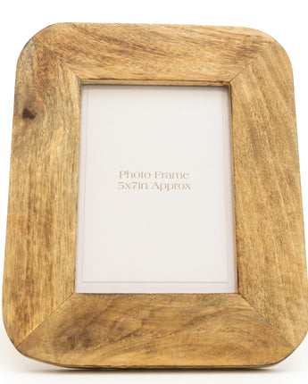 Rustic 5x7 Mango Wood Photo Frame