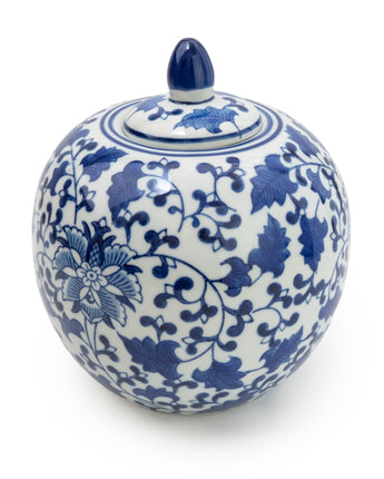 Small Blue and White Ginger Jar